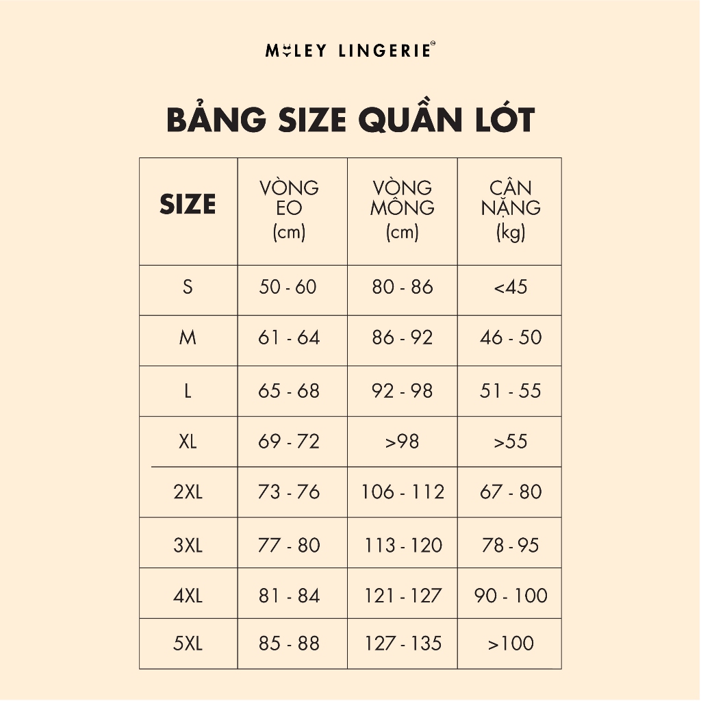 Combo 5 Quần Lót Phối Ren Thun Lạnh Cao Cấp Miley Lingerie FMM0905-Màu Da