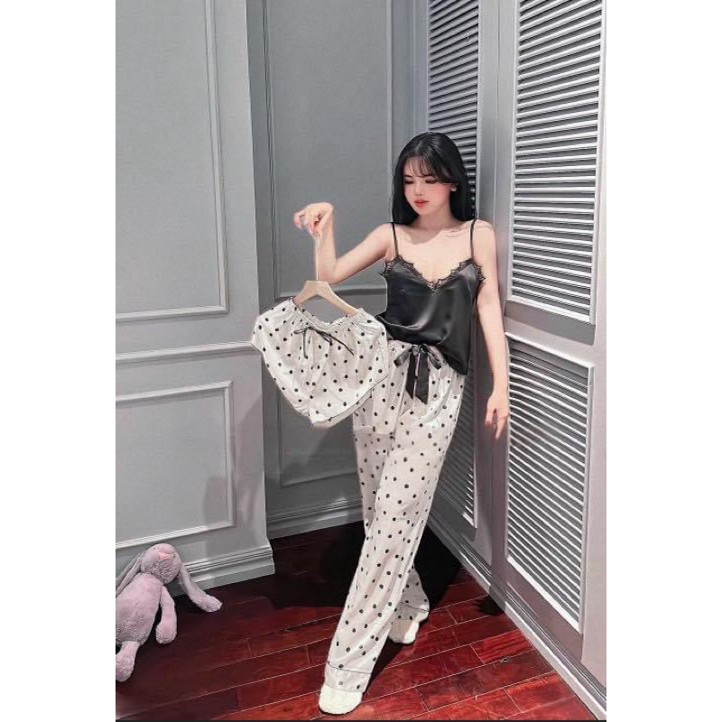 sét đồ ngủ chất latin lụa hàng thiết kế cao cấp