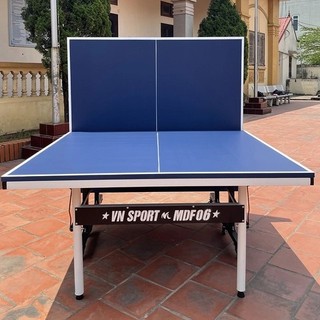 Bàn bóng bàn vinasport mdf - 06 25mm tặng kèm lưới - 2 vợt - bóng