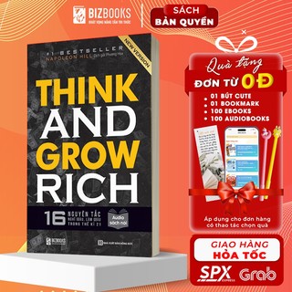 Sách Think And Grow Rich - 16 Nguyên Tắc Nghĩ Giàu Làm Giàu Trong Thế Kỉ 21 - Thói Quen Thành Công Napoleon Hill