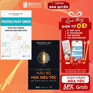 Combo sách 2 cuốn: phương pháp học tập của simon và huấn luyện não bộ học siêu tốc - bizbooks