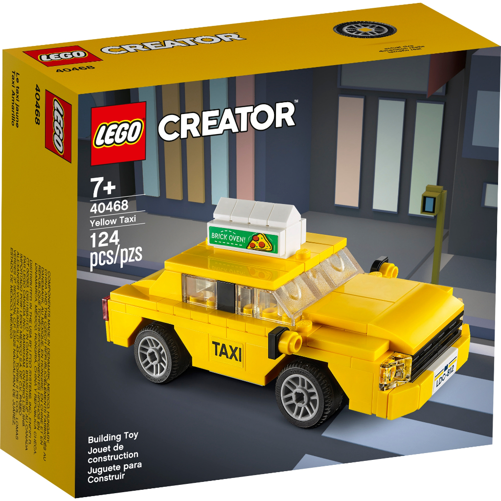 [có sẵn] Lego Creator 40468 Yellow Taxi
