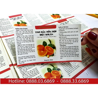 In tem nhãn tinh dầu theo yêu cầu, miễn phí thiết kế, hỗ trợ số lượng in ít.