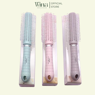 Lược tròn chải & gỡ rối tạo kiểu tóc xoăn uốn phồng 25cm lt-03 | tóc giả wina