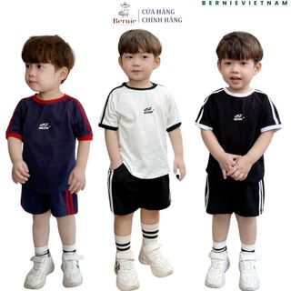 Set đồ bộ cộc tay thể thao Noctular cho bé trai bé gái áo thun và quần 1 đến 7 tuổi BERNIE kids 1123B009