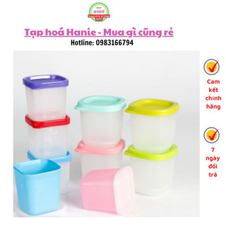 Set 8 hộp tupperware làm sữa chua mini 110ml