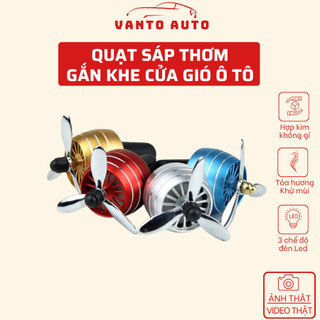 Quạt sáp thơm ô tô gắn cửa gió điều hòa