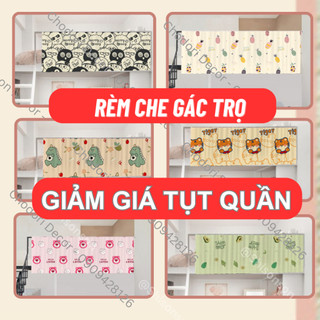 Rèm dán 1 lớp che gác trọ, che phòng trọ lan can gác xếp tặng kèm keo dán chodori decor