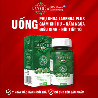 LAVENDA PLUS - Thực phẩm bảo vệ sức khỏe hỗ trợ điều hòa kinh nguyệt, cân bằng nội tiết tố, giảm huyết trắng, khí hư 50g