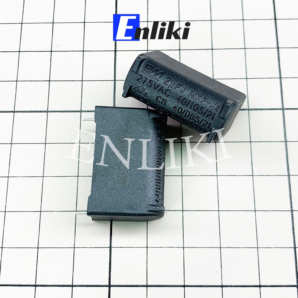 Tụ Bếp Từ Đứng 2uF 275VAC 400VDC