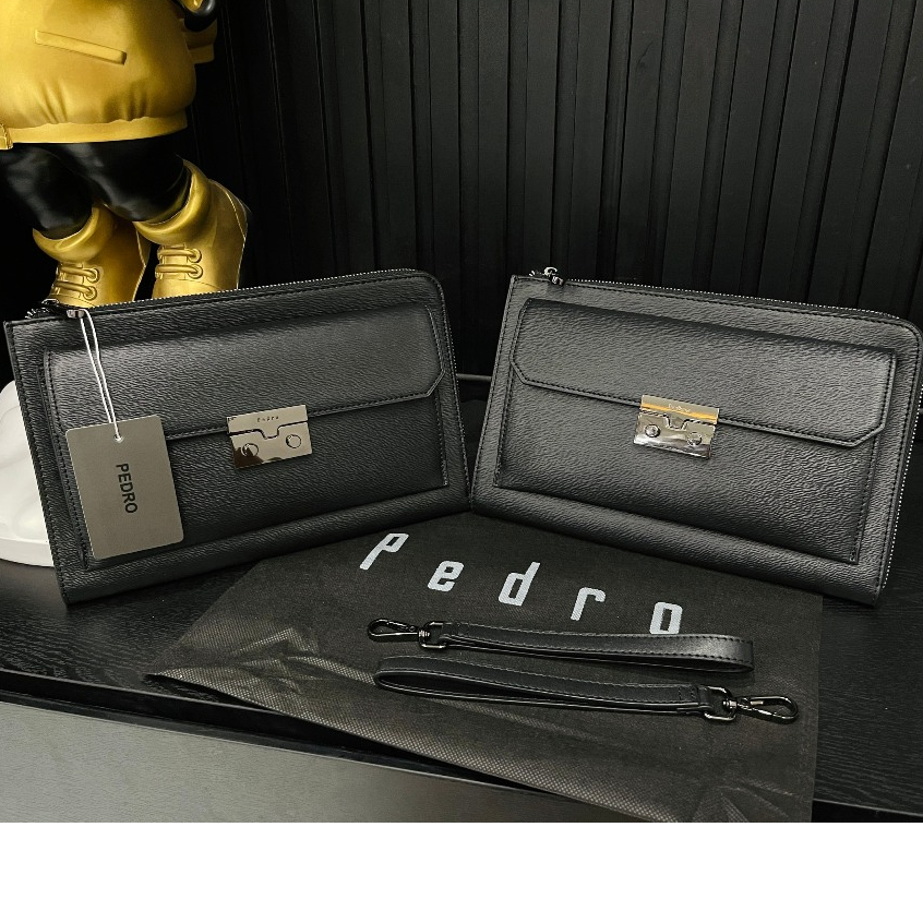 Ví + Clutch Nam Ped Cầm Tay 2 ngăn size 26cm hàng chuẩn 005 [fulltag mac]
