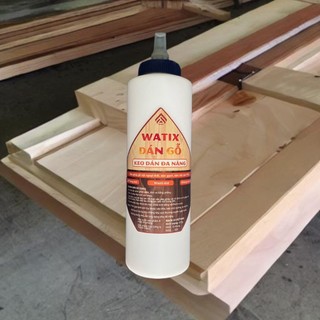Keo dán gỗ, kháng nước, trong suốt khi khô - Keo dán ván sàn PVC, chống thấm cổ ống - Watix dán gỗ