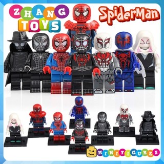 Đồ chơi Xếp hình Aaron Aikman - Miguel O'Hara - Miles Morales- Spider Man Verse Far For Home Minifigures Koruit KT1016