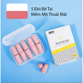 Nút bịt tai chống ồn iMeBoBo, bịt tai chống ồn , giảm tiếng ồn với IDEA Foam công nghệ mới nhất giúp Ngủ ngon,đi máy bay