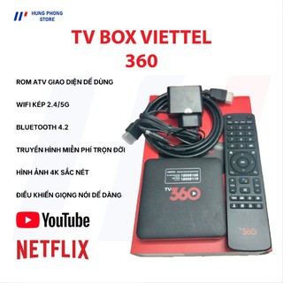 Box Tivi Viettel 360 ROM ATV ip952,Hp40a,Dv9135,Dv8535 -Điều Khiển Giọng Nói