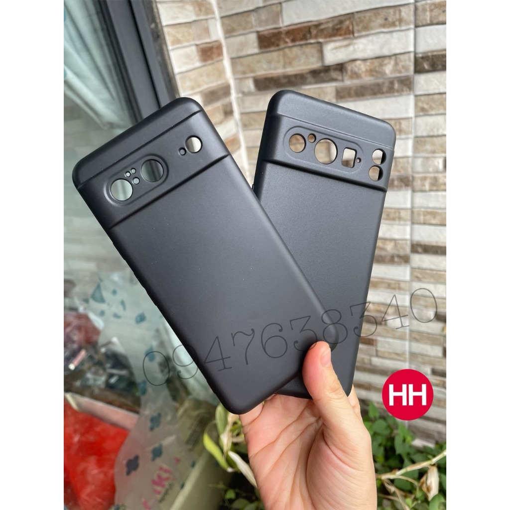 Ốp lưng dẻo đen Google Pixel 8 , Pixel 8 Pro bảo vệ Camera (đen)