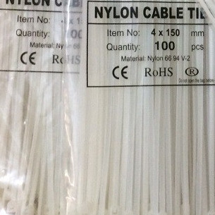 2 BỊCH 150mm. DÂY RÚT NHỰA trắng, dùng để buộc thắt hoặc cố định các vật, cây cảnh và nhiều tiện ích khác, TH182