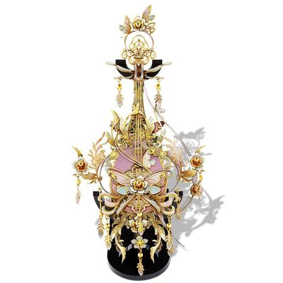 Mô Hình Kim Loại Lắp Ráp 3D Piececool Đàn Tuyết Nhã (85 mảnh, XUEYA) P299-GP - MP1195