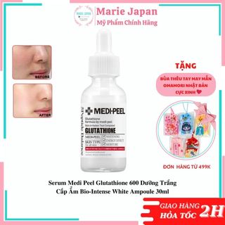 Serum Medi Peel Glutathione 600 Dưỡng Trắng Cấp Ẩm  Bio-Intense White Ampoule 30ml