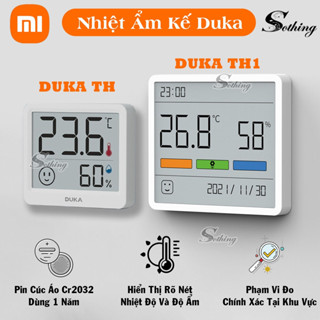 Nhiệt Kế Ẩm Điện Tử XIAOMI DUKA TH1 - Nhiệt Ẩm Kế XIAOMI DUKA TH Mini Hiển Thị Chính Xác - Bảo Hành 12 Tháng
