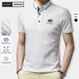 Áo Polo Nam Ngắn Tay HORSE POLO SHIRT GS08, Áo Sơ Mi Nam Cổ Bẻ Vải Thun Cao Cấp Co Giãn 4 Chiều Thoáng Mát