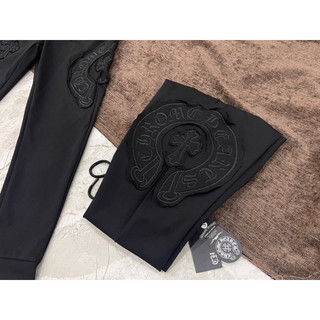 Quần nỉ dài thể thao nam chrome hearts cao cấp thêu đắp vải