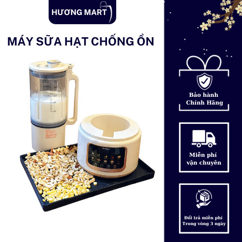 Máy Sữa Hạt BOVACS mới dung tích 1.5L, đa chức năng, tiếng Việt, chống ồn, chống trào - độc quyền Gia Dụng Hương Mart