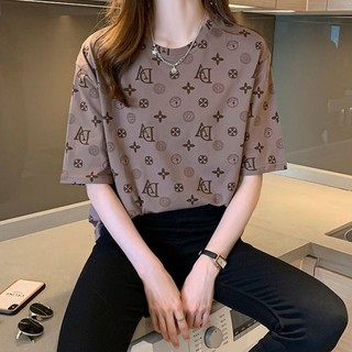 Áo thun dáng rộng in họa tiết