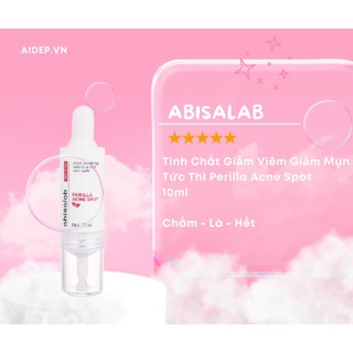 Tinh Chất Giảm Viêm Giảm Mụn Tức Thì Perilla Acne Spot ABISALAB