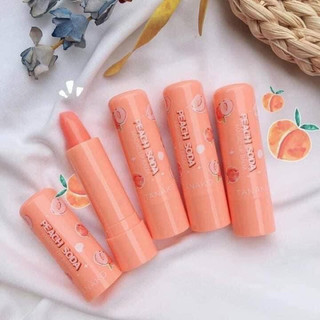 Son dưỡng môi đào peach kiss beauty tanako thái lan magic lip balm 1 cây