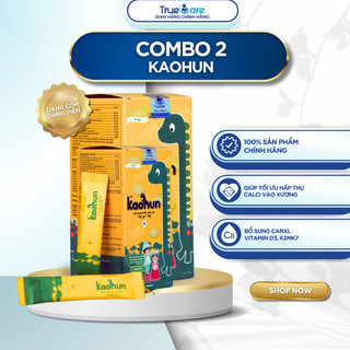 [COMBO 2] KAOHUN Hàn Quốc Hỗ Trợ Tăng Chiều Cao, dạng viên và gói cốm | Dược phẩm TRUECARE
