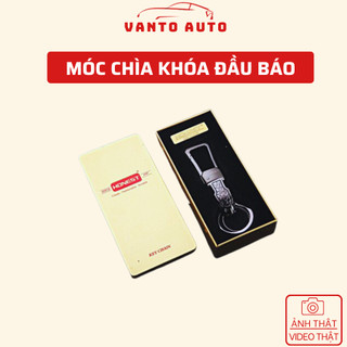 Móc Khóa Honest Đầu Báo Mắt Đá Xanh, Chính Hãng - Siêu Chất, Siêu Đẳng Cấp