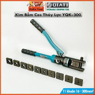 Kìm bấm cốt thủy lực papatool qiati yqk-300 - xuất khẩu châu âu - kìm ép cos thủy lực sử dụng cho đầu cáp 16-300mm²