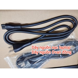 Dây nguồn sạc laptop Oval 10a chuẩn bền an toàn kết nguồn điện tới adapter sạc laptop