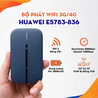 Huawei e5783 | bộ phát wi-fi di động 4g tốc độ 4g 300mbps, wifi dual-band 1167mbps. pin 3000mah