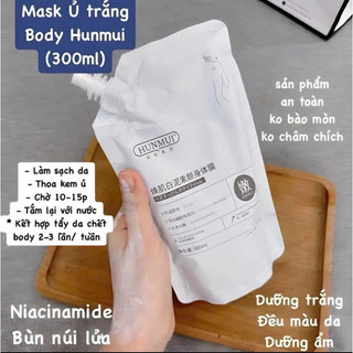 Ủ trắng Hunmui (300gram) trắng da, giúp da mềm mại mịn màng