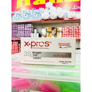 Duỗi x pros 500ml x2 cho mái tóc óng mượt