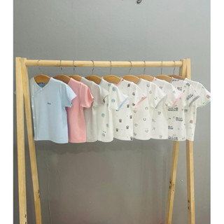   Avaler  Áo sơ sinh cộc tay cho bé 3-7kg chất liệu sợi tre mềm mát mẫu mới chính hãng Avaler 