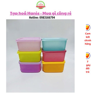 Set 6 hộp 650ml tupperware samll square round trữ mát,trữ khô