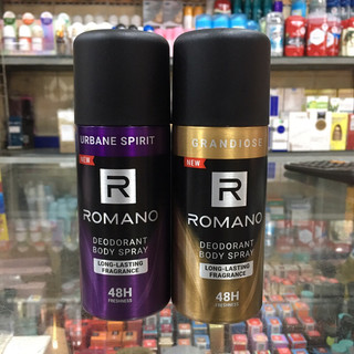 Xịt khử mùi toàn thân ngăn mồ hôi và mùi cơ thể hương nước hoa Romano Urbane Spirit/ Grandiose 150ml