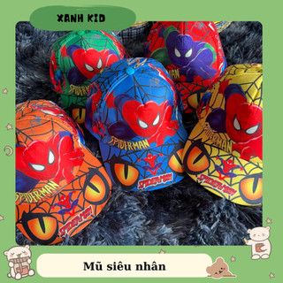 Mũ lưỡi trai siêu nhân nhện cho bé, mũ hiphop người nhện cho bé trai