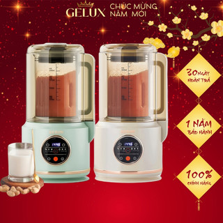 Máy xay nấu đa năng 8in1 GESUN 1500ml máy làm sữa hạt sữa đậu nành nồi hầm suop, cối thủy tinh 8 lưỡi xay - BH 2 năm