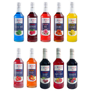 Siro icehot các vị chai 1l