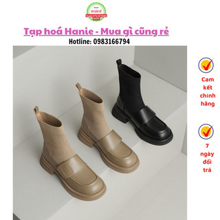 Bốt da cổ len fullbox qccc