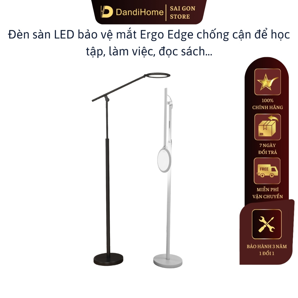 Đèn sàn LED bảo vệ mắt thông minh Ergo Edge chống cận để học tập, làm việc, đọc sách