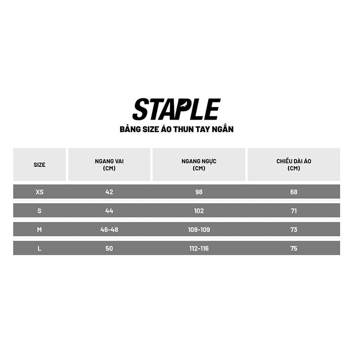 STAPLE ÁO THUN TAY NGẮN NAM 2302C7163