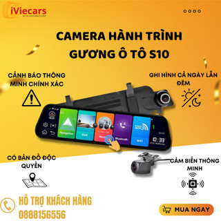 Camera hành trình ô tô s10 vietmap s2 bản quyền vĩnh viễn có bản đồ navitel độc quyền cảnh báo tốc độ chính hãng