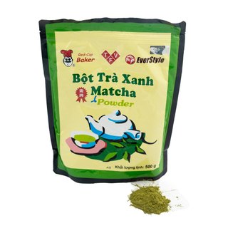 Gói chiết bột matcha đài loan mũ đỏ - chính hãng - gói 100gr