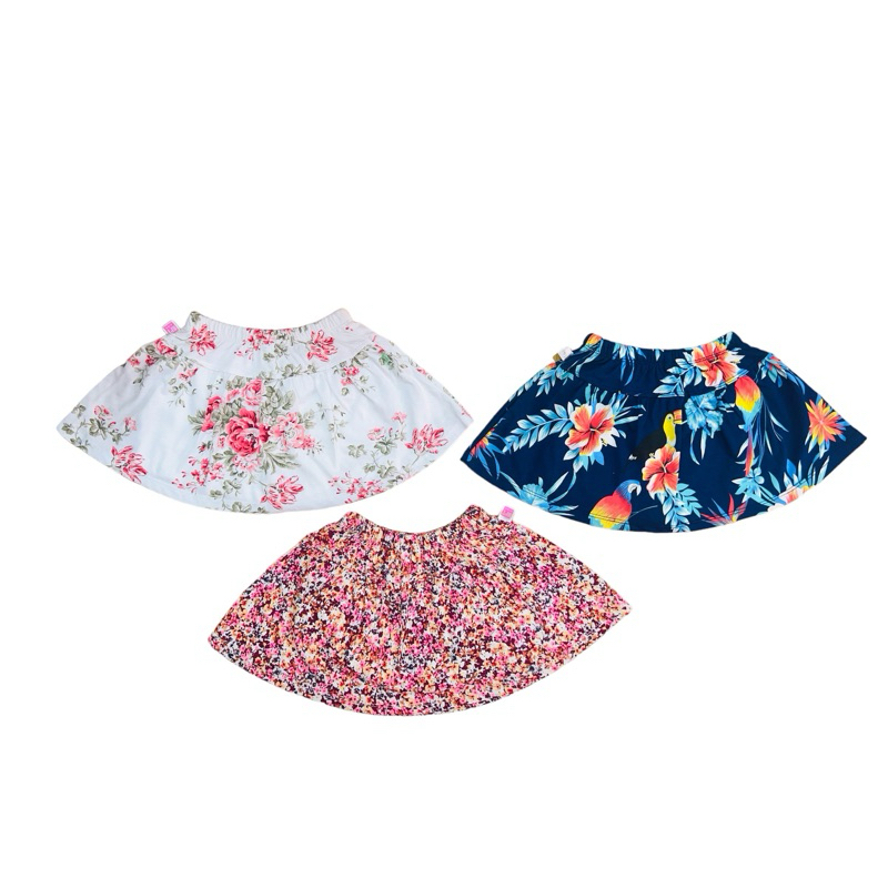 Chân váy bé gái có chíp bên trong từ vải cotton xuất dư cho bé gái từ 10-30kg, mềm kín bao mát