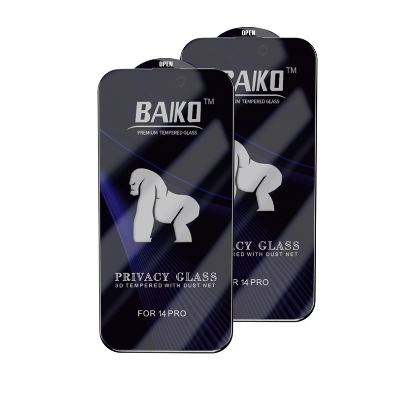 [CHỐNG NHÌN TRỘM] Kính cường lực KINGKONG BAIKO độ cứng 9H siêu mượt siêu bền iphone 17 16 15 14 13 12 11 7 8 Plus Xr X | BigBuy360 - bigbuy360.vn